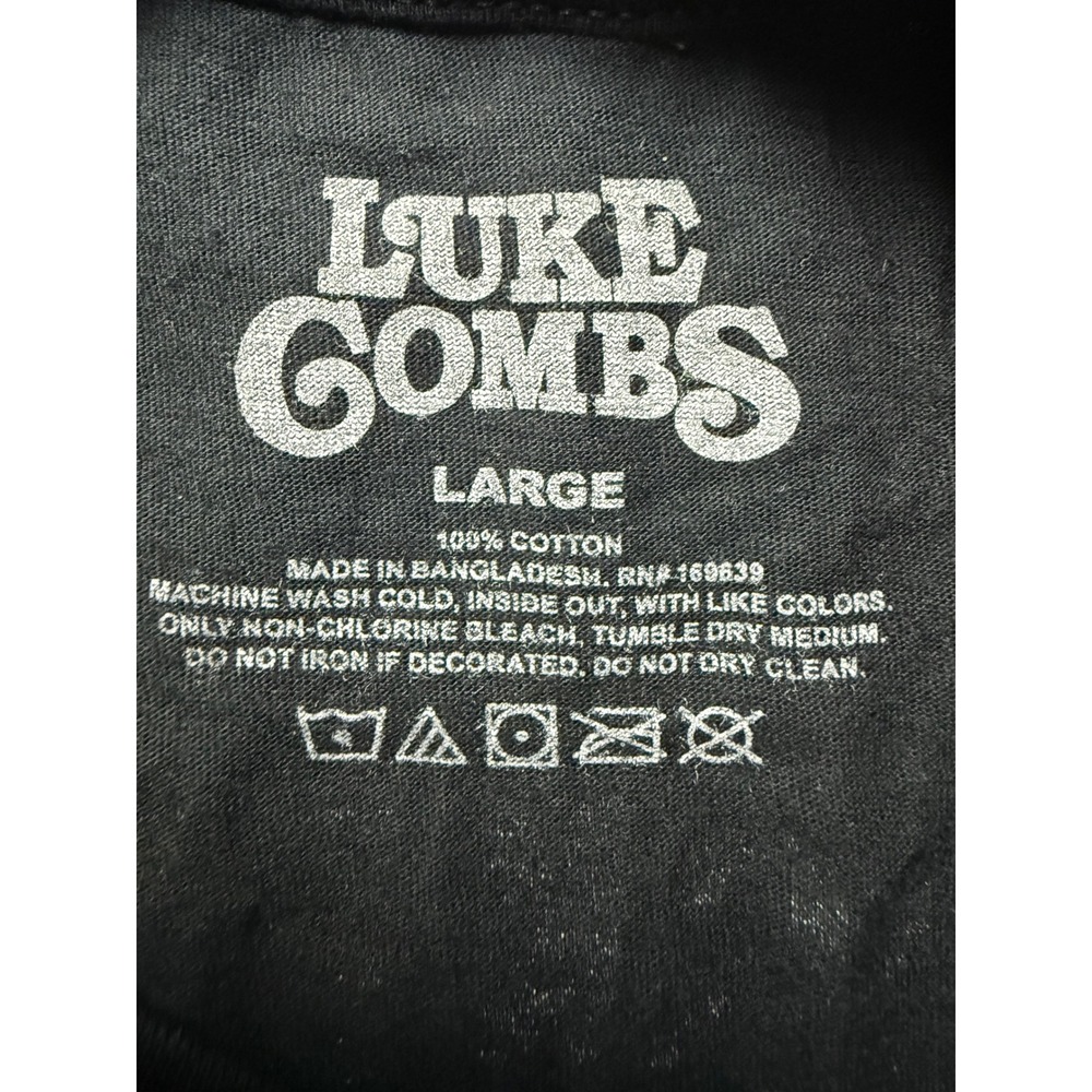 Luke Combs Whiskey Jam Bootleggers Tailgate 2026 Stadium Tour T-Shirt Black L - Picture 8 of 8
